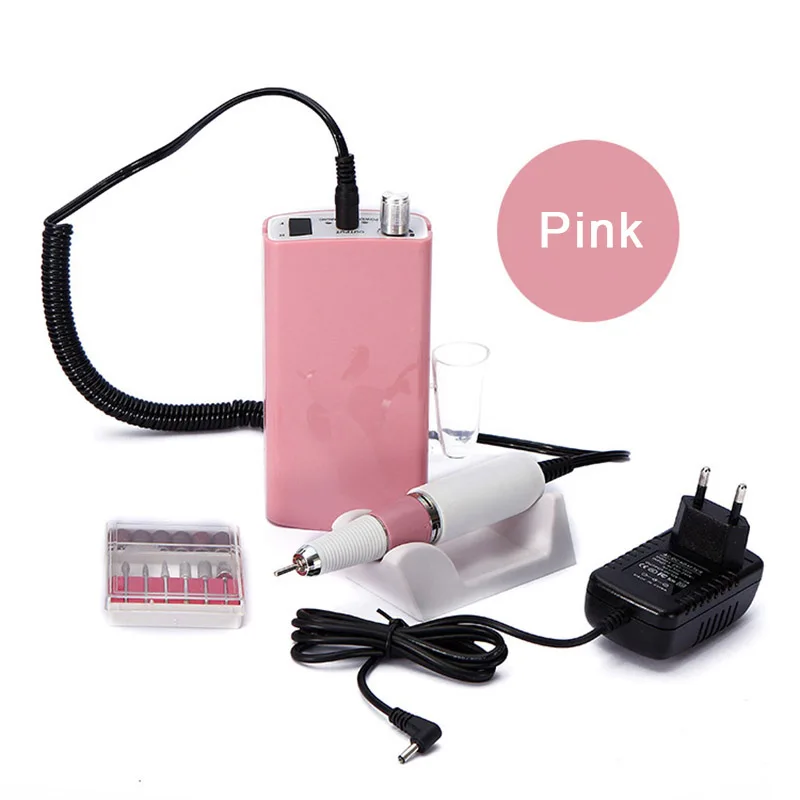 30000 RPM Cordless Nail File Drill Kit Electric Manicure Pedicure Nail Art Tools SSwellin