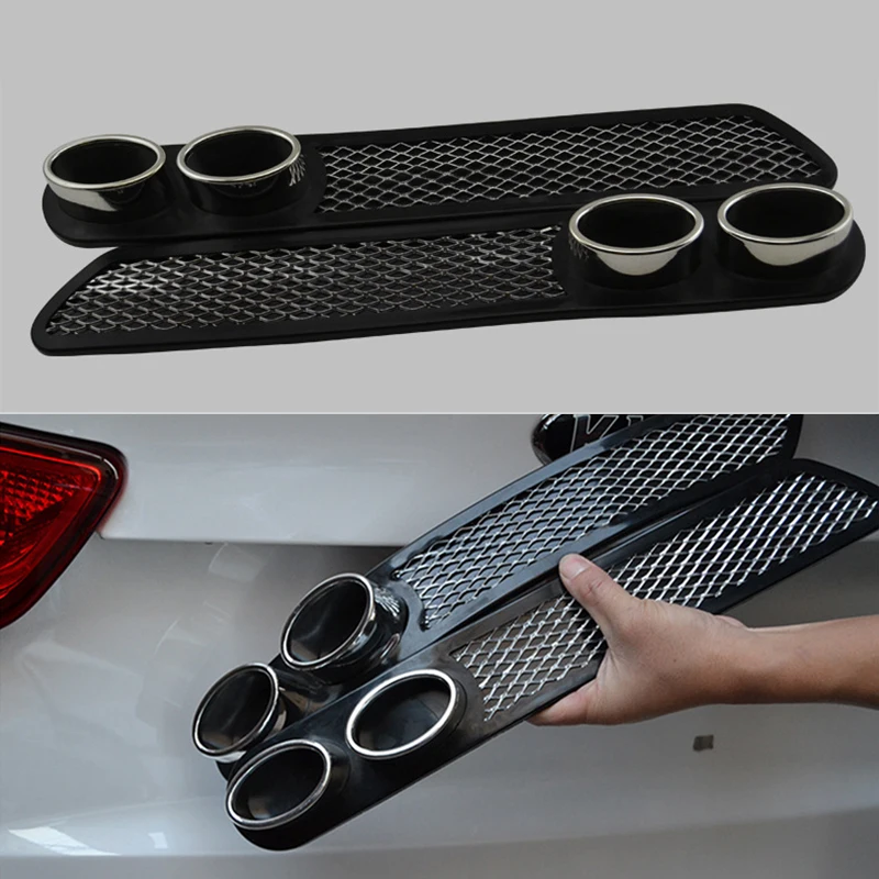 BOOMBLOCK автомобиль 3D крутые автомобили углеродная выхлопная наклейка на трубу для Mazda 3 6 CX-5 Alfa Romeo 159 Fiat 500 Renault duster Seat VW