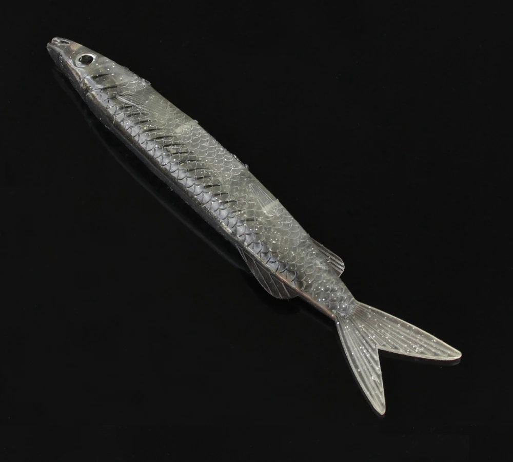 Spinpoler 1 шт. 22cm50g Pesca черная крышка для задней панели с рисунком рыбы приманки бас