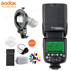 Godox TT685O 2,4G HSS 1/8000 s TTL вспышка для камеры + Bowens кронштейн для Olympus/Panasonic DMC-GX85 G7 GF1 G85 LX100 FZ2500GK