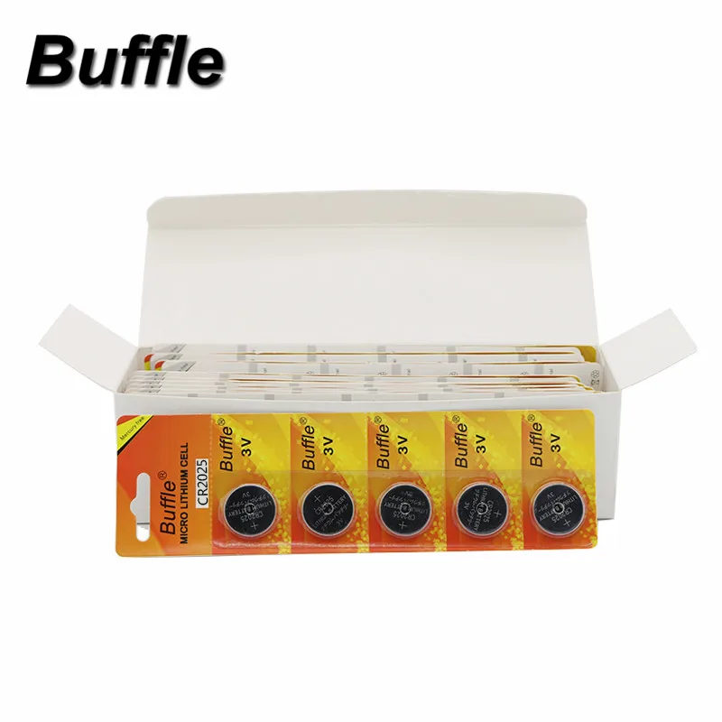 Buffle 20 шт.* 4 пачки локоны волос CR2025 2025 DL2025 3 V литиевая Батарея батарейки таблеточного типа