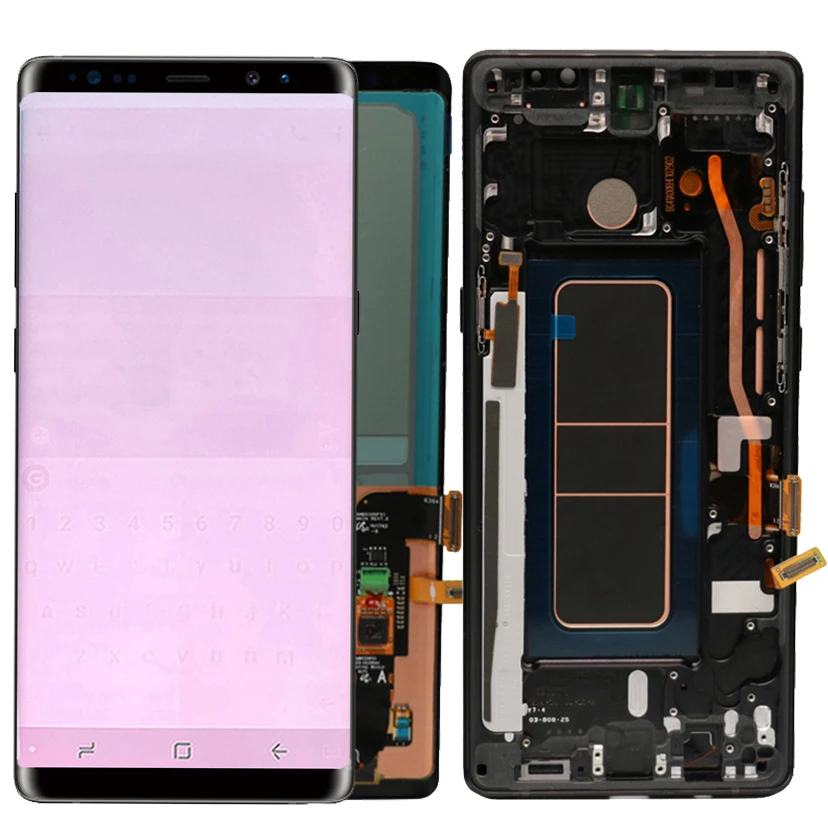 Super Amoled 6 3 &quotNote 8 ЖК-экран для samsung Galaxy Note ЖК-дисплей с рамкой SM-N950F сенсорный экран |