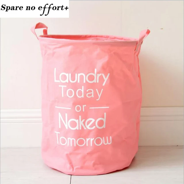 Orange Color Baby Clothes Storage Basket Multipurpose Magazine Baby