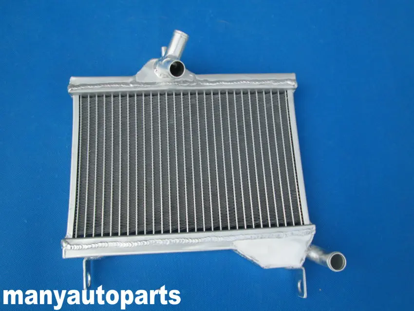 Алюминиевый радиатор и черный силиконовый шланг для Yamaha RZ350 RZ 350 RD350 RD250 RD 250