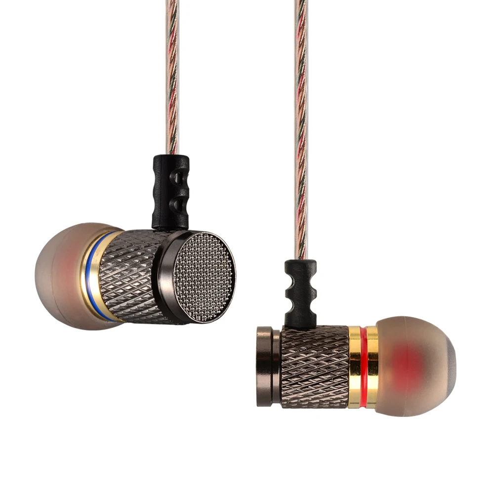 

KZ EDR1 Stereo Earphone with Microphone Metal Earbuds HD HiFi In Ear Headset Bass Sound Earphones for iPhone Xiaomi Huawei Phone
