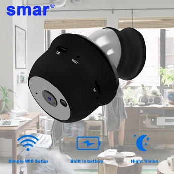 

Smar ip camera mini Camera wifi HD Sensor Night Vision Small Camcorder TF Card Slot Motion Detection P2P cloud View