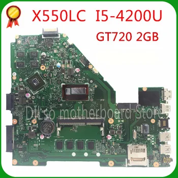 

KEFU X550LC motherboard For ASUS X550LD X550LC A550L Y581L W518L X550LN laptop motherboard original Test motherboard I5-4200U