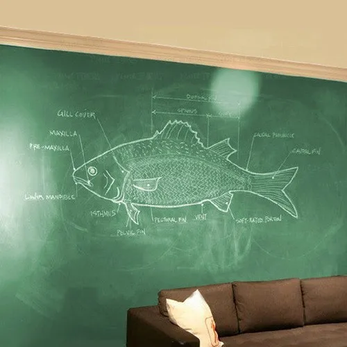 pvc environmental teaching blackboard chalkboard removable black