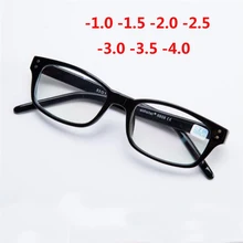 Квадратные хольнитены оправа законченная близорукость очки для женщин и мужчин Оправы из поликарбоната очки для глаз-1,0-1,5-2,0-2,5-3,0-3,5-4,0
