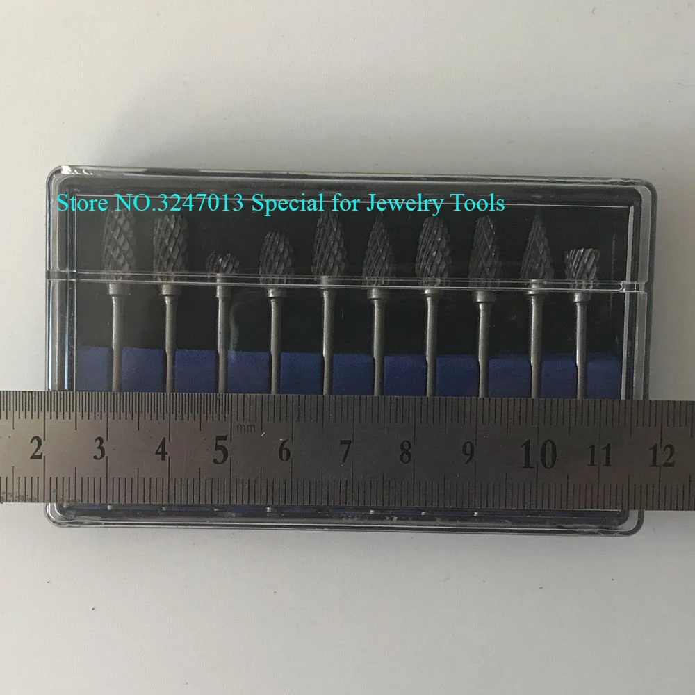 Polishing engraving Carbde Rotary Files 10pcs/set for Jewelry