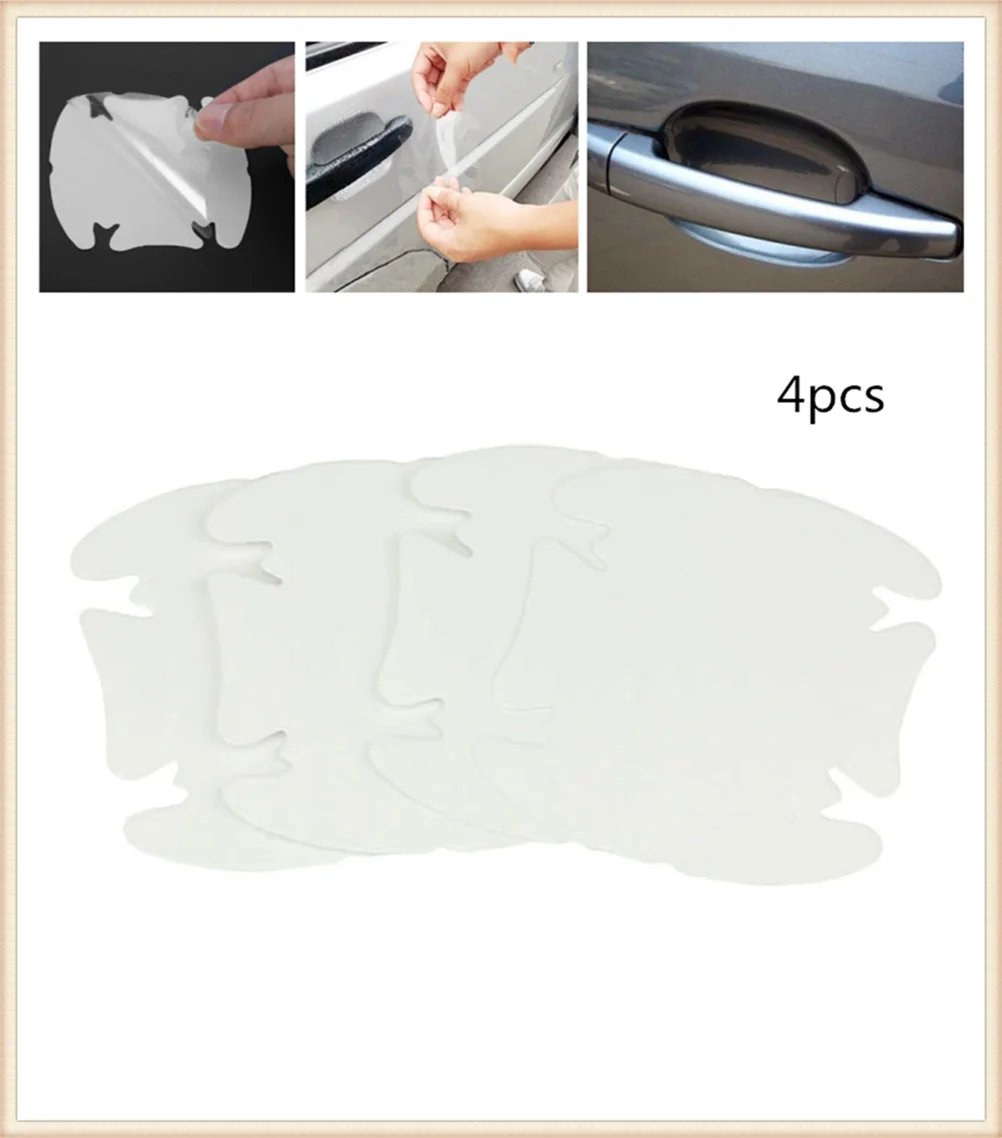 

Car shape door handle protective film handle transparent stickers for Mercedes Benz GLC63 GLA45 GLA G650 E63 E-Class A170