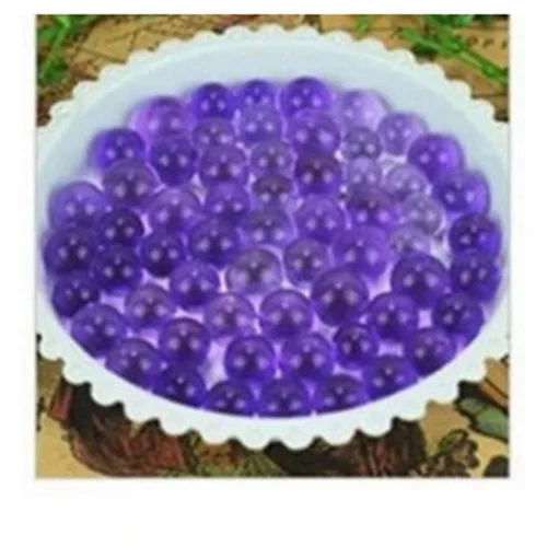 Прибл. 500 шт/партия, бисер для выращивания воды, кристаллическая почва, милый гидрогель, магический гель, желе, шарики, морские малыши, декор в виде вазы - Цвет: purple