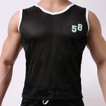 Для мужчин s Running жилет тренажерный зал рубашка без рукавов Лето Тонкий бег топы M-3XL Для мужчин Спорт Run Training Singlet Цвет красные, черные темно