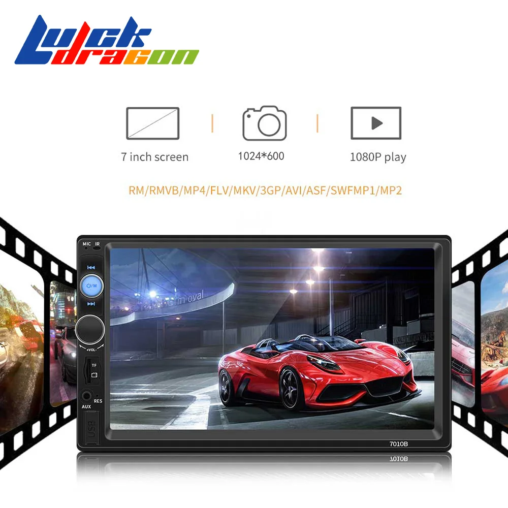 

Car Radio 2Din Autoradio Bluetooth USB/TF/FM Camera Backup Monitor New Capactive HD Screen/High digital Remote Control/Ipod link