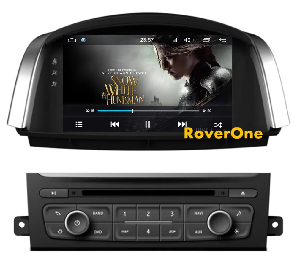 RoverOne Android 8,0 Автомобильная Мультимедийная система для Renault Koleos Радио Стерео DVD gps навигация медиа музыкальный плеер PhoneLink