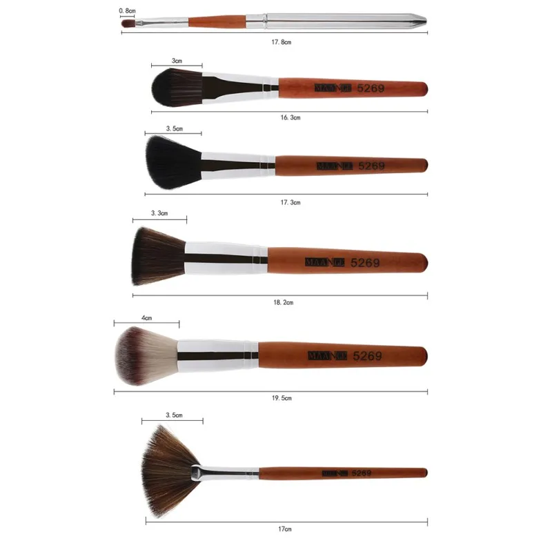 Профессиональный набор кистей для макияжа 15 шт. высококачественные инструменты