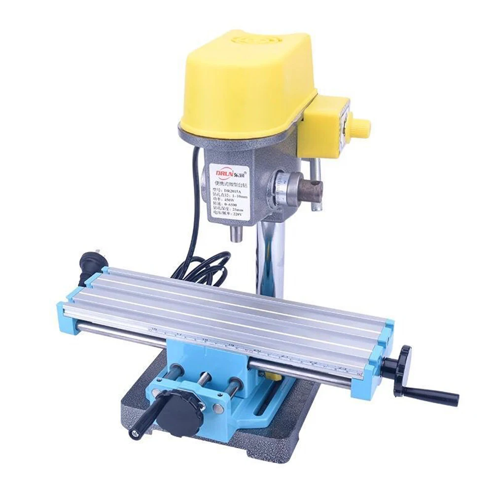 

Mini Accuracy Milling Table Workbench Assisted Bench Mill Machine Multifunctional Vise Boring Positioning Cross Adjustment