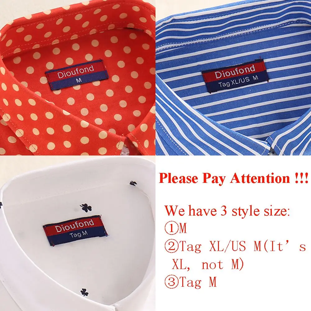 Dioufond Floral Women Blouses Polka Dot Blouse Long Sleeve Shirt Women Cotton Camisas Femininas Blusa Feminina Ladies Tops Dioufond Floral Women Blouses Polka Dot Blouse Long Sleeve Shirt Women Cotton Camisas Femininas Blusa Feminina Ladies Tops