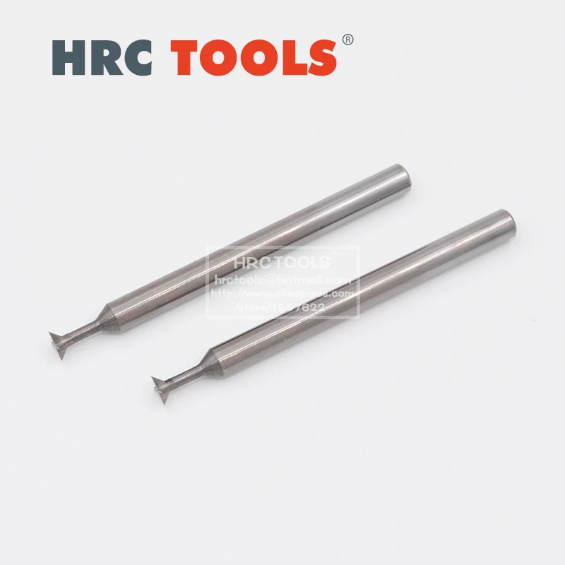 1pcs Hrc55 90 Degree Dovetail Cutter Slot Milling Cutter Solid Carbide