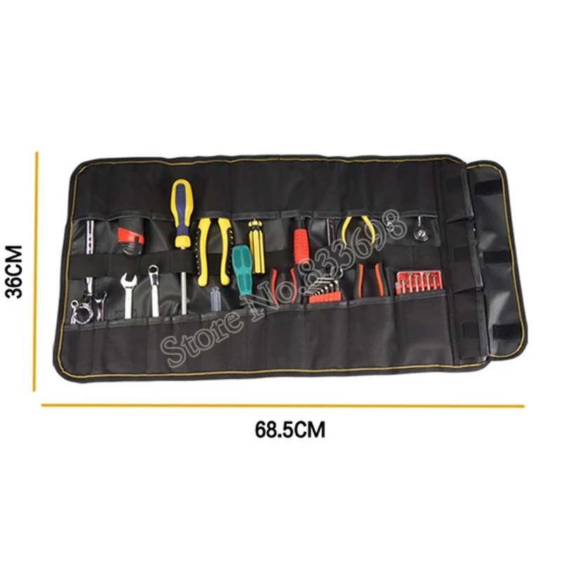Рулонная сумка для ремонта инструмента отвертка сумки для ключей рулонный держатель портативные трещотки ручной электрический сварочный инструмент хранение