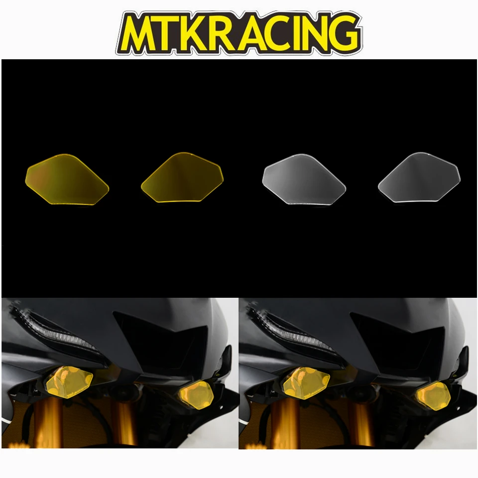 

MTKRACING FOR YAMAHA MT 10 MT10 MT-10 2017-2018 motorcycle Headlight Protector Cover Shield Screen Lens