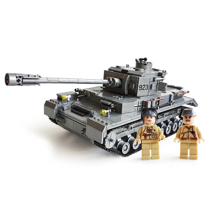 1193 шт детские строительные блоки игрушка Совместимость с legoingly военные F2 Танк