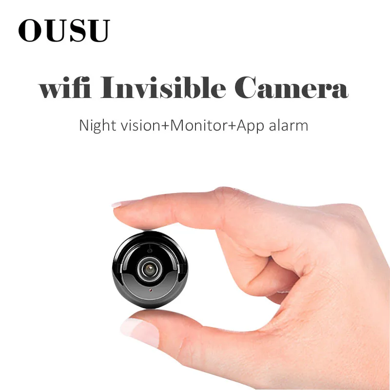 OUSU Невидимая камера IP wifi мини CCTV Беспроводная инфракрасного ночного видения