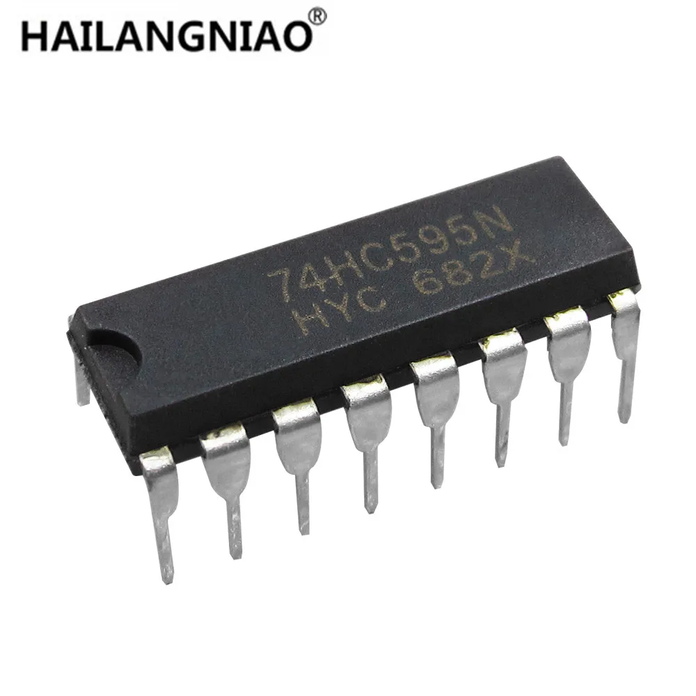 10PCS SN74HC595N DIP16 SN74HC595 DIP 74HC595N 74HC595 new and original IC | Электроника