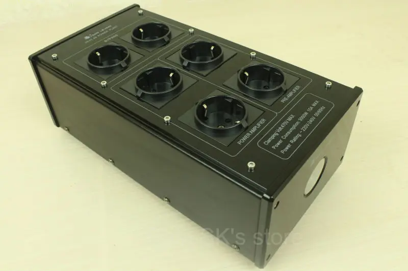 Bada LB-5600 Audiophile Power Filter Schuko Socket New