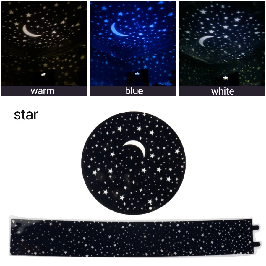 Звездного неба и проэктор звездного неба Луны светодиодный ночной Светильник Космос Вселенная питомник светильник Детские Украшения в спальню для детей Рождественский подарок