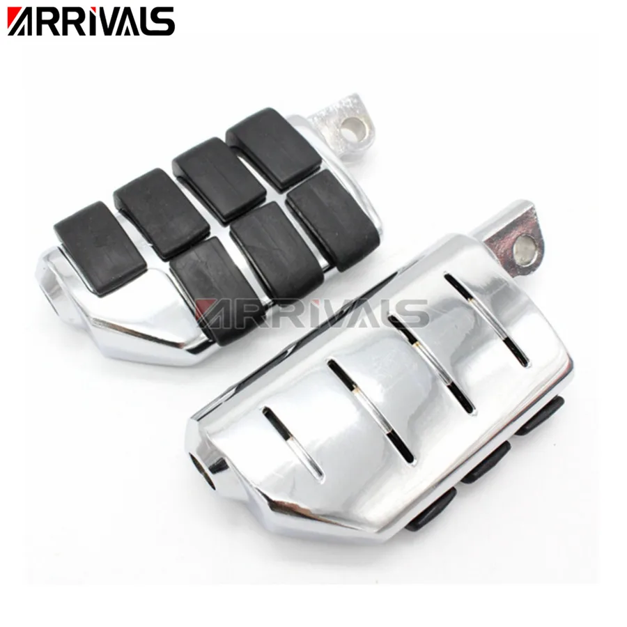 Motorcycle Chrome Front Rear Passenger Foot Pegs FootRests Footpegs For
