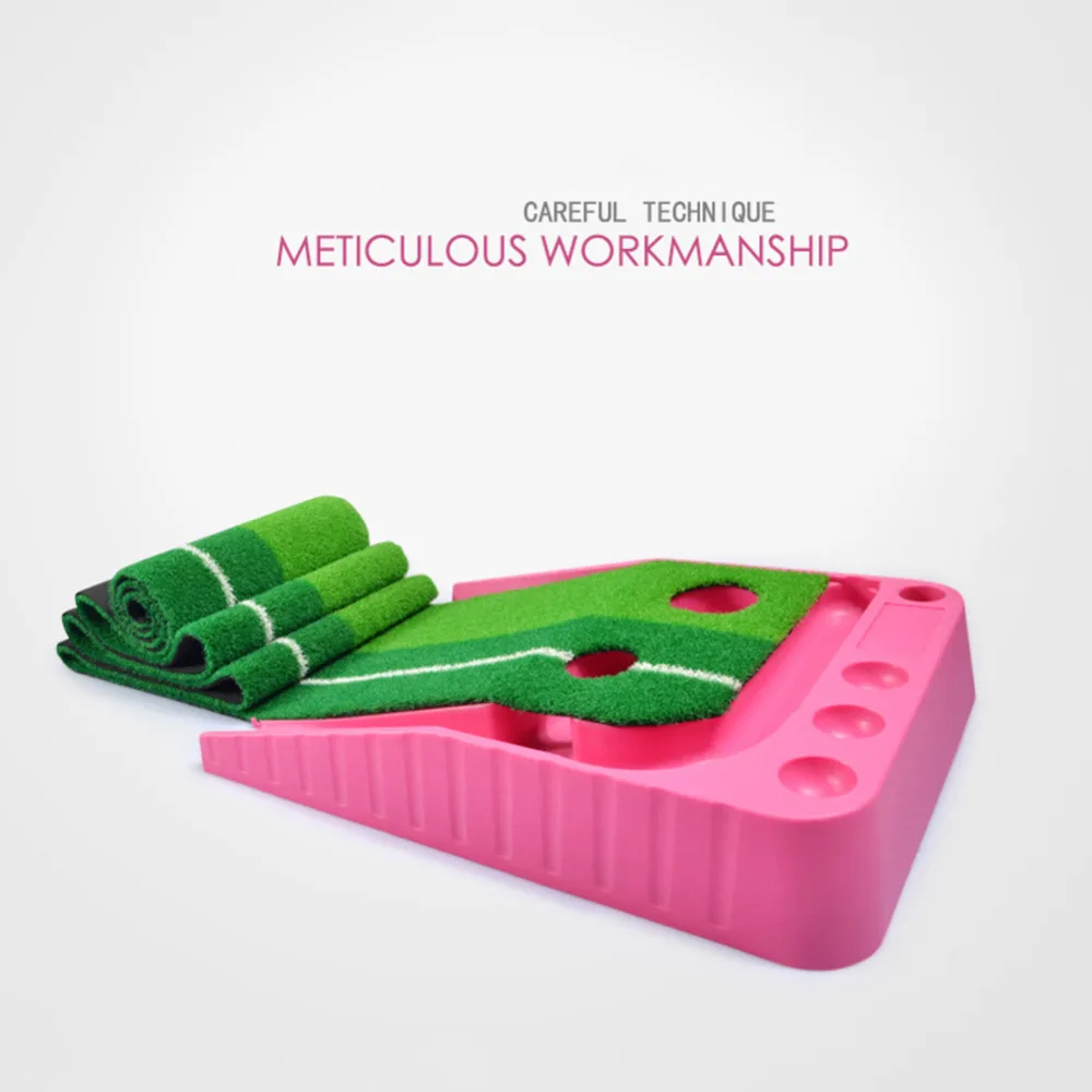 CRESTGOLF ترقية داخلي مضرب الغولف مدرب ممارسة مجموعة التدريب الحصير الخضر