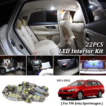 22X White LED Light Interior Kit For Volkswagen VW Golf Jetta Sportwagen 2011 2012 White Car LED Canbus Dome Light Interior Kit 22X White LED Light Interior Kit For Volkswagen VW Golf Jetta Sportwagen 2011 2012 White Car LED Canbus Dome Light Interior Kit