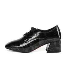 PQECFS/большие размеры 33-40; высокое качество; коллекция года; сезон весна-осень; Модные Женские однотонные оксфорды; 2 цвета