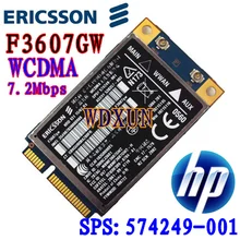 Ericsson F3607GW HS2330 2G 3g HSDPA 7,2 Мбит/с WCDMA GSM GPRS gps SPS: 574249-001 аккумулятор большой емкости WWAN плата Wireless WLAN Card