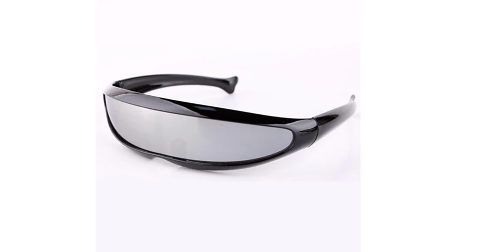 jumlai XMen Personality Sunglasses Laser Glasses Men Women Sunglass Robots Silver Lens Sun Glasses Men's Driving Goggles  (6)