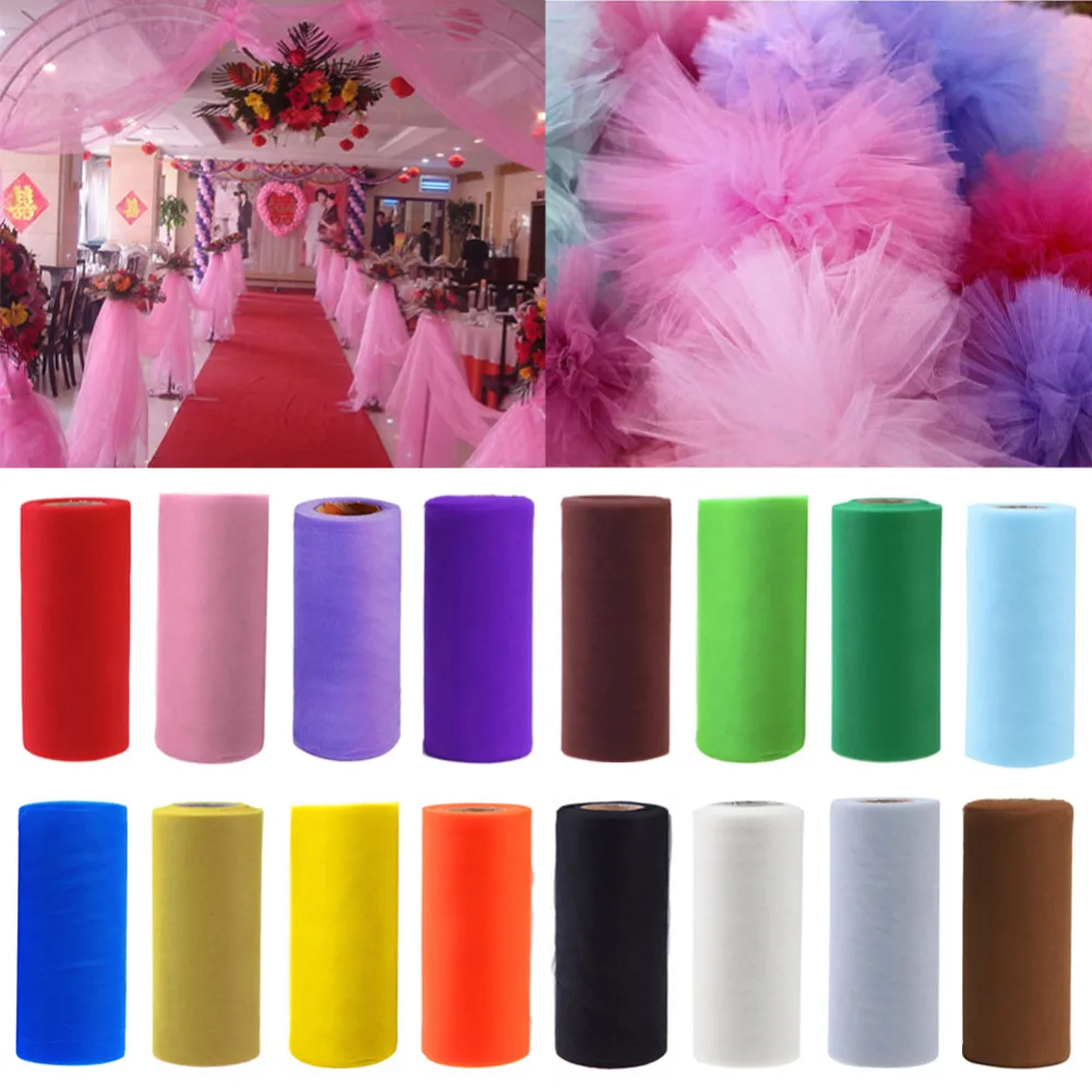 Tulle Fabric How To Use Wedding Gallery Soft 6 X100yd Tulle Roll Spool Wedding Craft Bridal Wrap Party Decor X300 New Light Blue