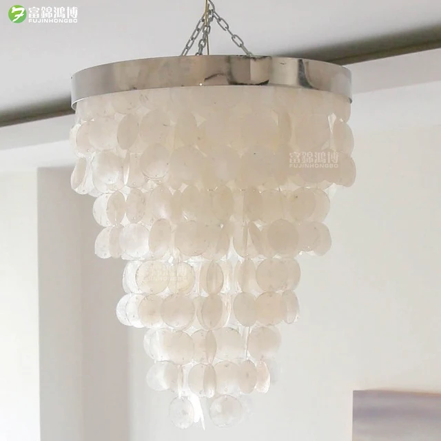 Modern White Natural Seashell Pendant Lamps E14 Led Shell Lighting Modern White Natural Seashell Pendant Lamps E14 Led Shell Lighting For Dining Room Living Kitchen