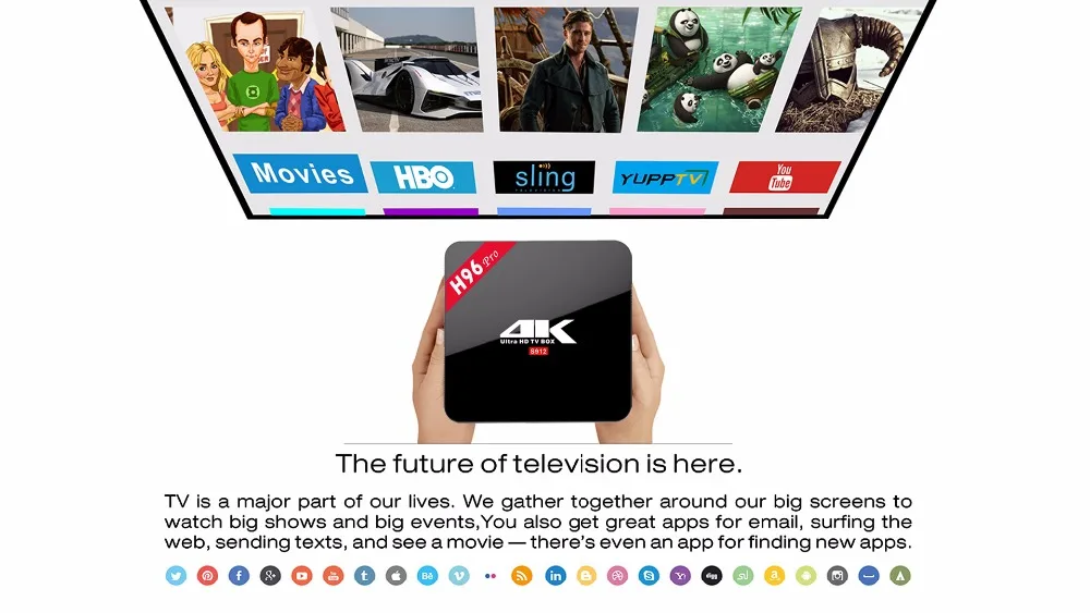 H96 pro-S912 android 6.0 marshmallow tv box 2g_16g double wifi
