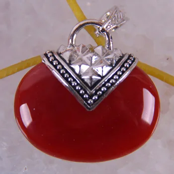 

Natural Red Carnelian Bead GEM Pendant Jewelry S623