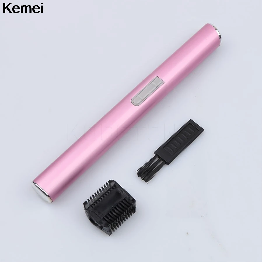 Kemei электрический триммер для бровей для женщин, портативная профессиональная мини бритва для тела, аксессуары для макияжа, бритва для удаления волос