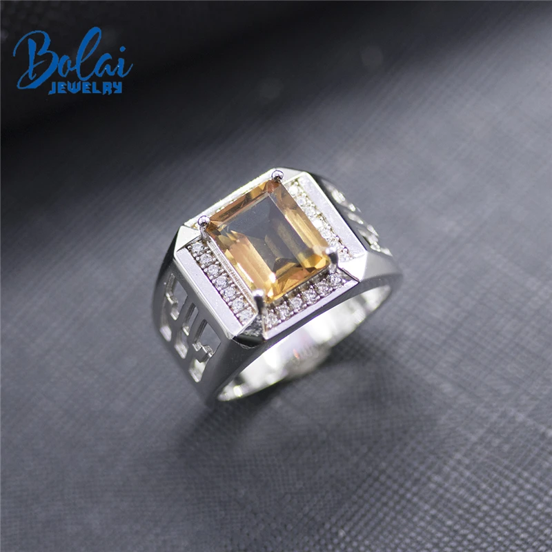 Bolai, изумительное кольцо zultanit, меняющее цвет, серебро 925 пробы, драгоценный камень, ювелирные изделия nano diaspore для женщин и мужчин, обручальные кольца