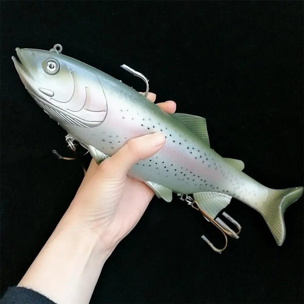 Swolfy 1 шт., 30 см, для морской рыбалки, большой размер, симулировать, мягкие приманки для рыбалки, искусственные приманки - Цвет: P big fish lure 300