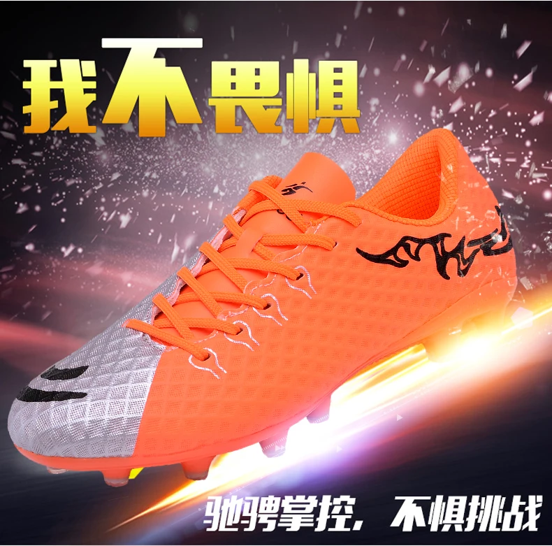 Тренировочная футбольная обувь Новая футбольная обувь мужские кроссовки Futsal брендовые уличные Нескользящие Chuteira Futebol AG низкие взрослые Zapatos