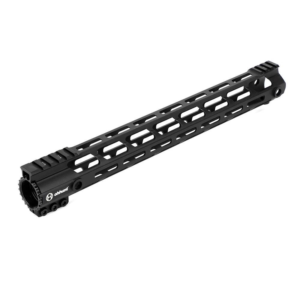 Ohhunt " 9" 1" 12" 13," 15" 1" AR15 свободном M-LOK ствольная накладка Пикатинни Rail ультра легкий тонкий Стиль стальная муфта ствола