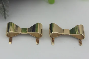 

6pcs/lot luggage bag hardware accessories diy metal bowknot decorated buckle shoe buckle adornment bag hardware accessories