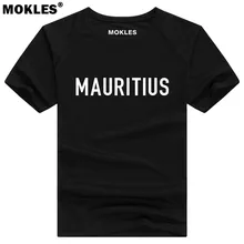 MAURITIUS t shirt diy free custom made name number mus t shirt nation flag mu mauritian