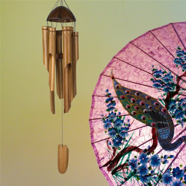 Carillons éoliens en bambou, carillon Mobile, cloche d'église, décoration  suspendue, artisanat de décoration pour chambre d'enfants, nouvelle  collection - AliExpress