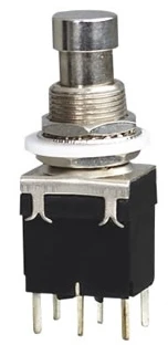 

DPDT 6Pins ON-(ON) PBS-24-212P Momentary PCB Effects Pedal Switch For Electric Guitar
