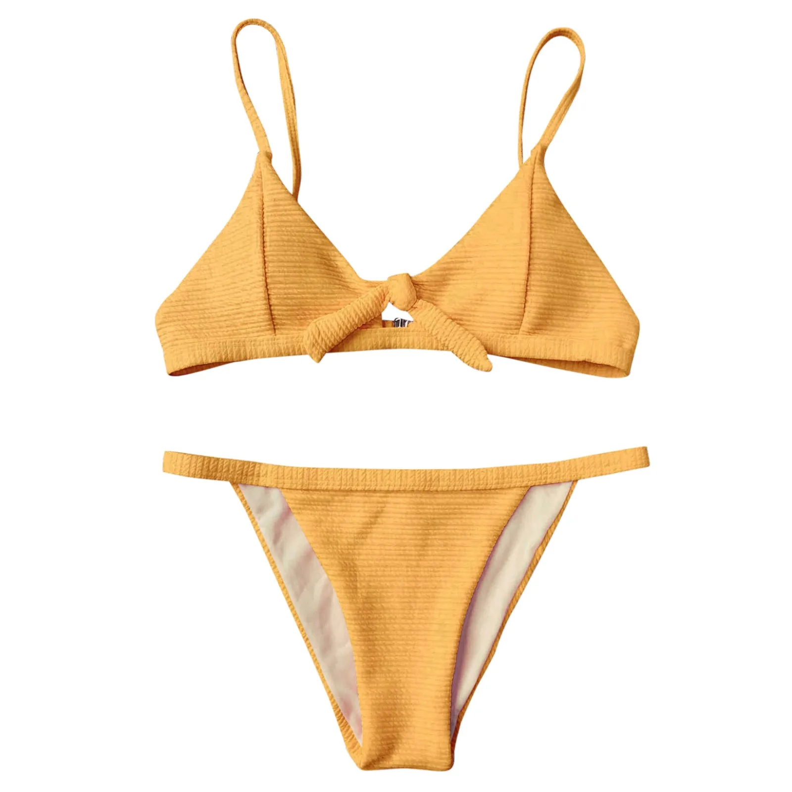 Swimsuit Womens Swimming Suit Bikini Beach Bather Women Knotted Padded